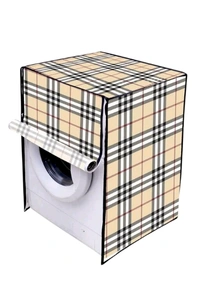 PVC Printed Font loading  Machine Covers Dimensions (25"*23.5"*33") and Capacity (320) Liters - 320 Liter, PVC, Pack of 1